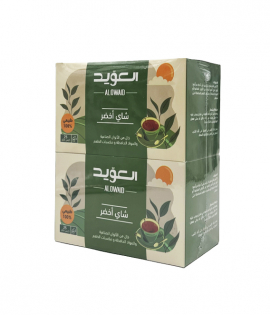 العويد شاي اخضر 25 كيس ×2