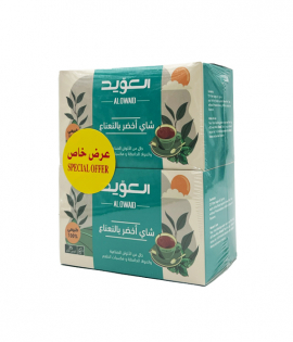العويد شاي اخضر بالنعناع 25 كيس ×2