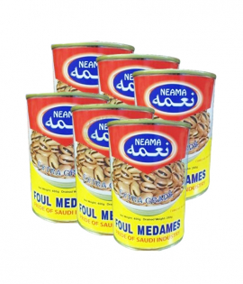 نعمة فول مدمس سعودي 400 جم ×6