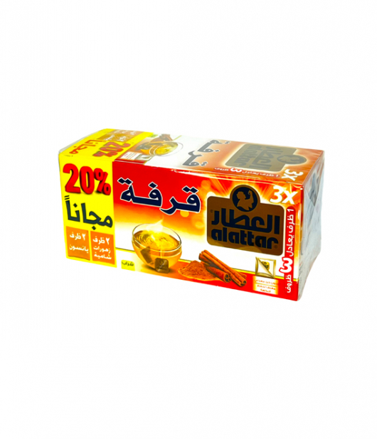 العطار مشروب القرفة 20 كيس + 4 مجانًا