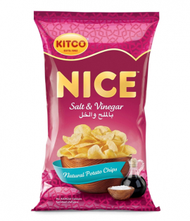 كتكو نايس رقائق البطاطس بنكهة الخل والملح 210 جم