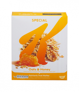 رقائق كيلوجز الخاصة ك حبوب الشوفان والعسل 375 جرام