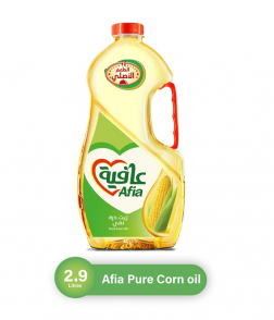 عافية زيت ذرة نقي غني بفيتامينات أ د و هـ 2.9 لتر