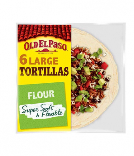 اولد الباسو تورتيلا الدقيق كبيرة 6 قطع 350غ