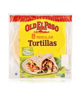 اولد الباسو تورتيلا الدقيق 8 عادي ، 326غم