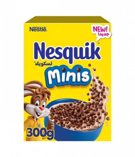 نستله نسكويك مينيز حبوب الافطار بالشوكولاتة 375جم