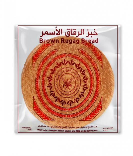 المطاحن خبز الرقاق الأسمر 350جم