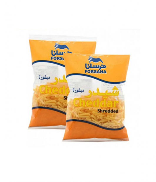 فرسانا جبنة شيدر مبشور200جم ×2