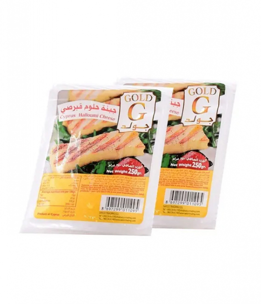 جولد جبنة حلوم قبرصي 250جم ×2