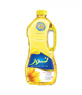 نور زيت دوار الشمس النقي 4 لتر