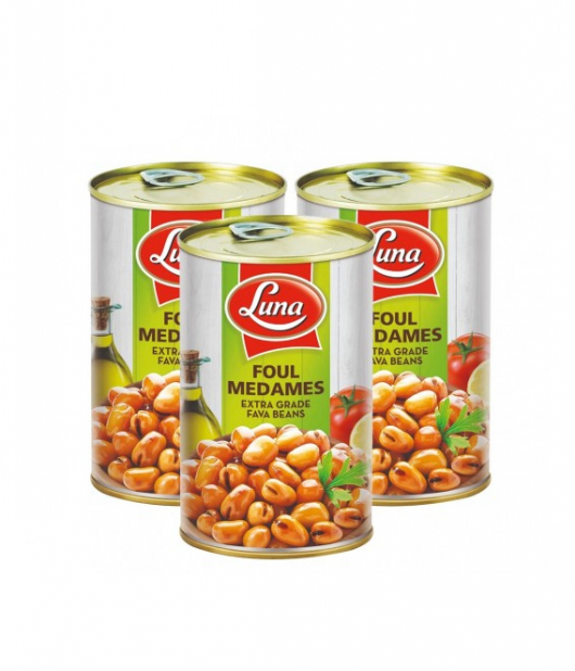 لونا - فول مدمس 3 × 380 جم