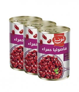 لونا فاصوليا حمراء 380 جم ×3