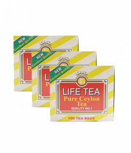 الدولي الحياة أكياس شاي سيلاني اصلي 100 كيس ×3