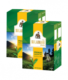 Sulaimani Premium English Tea 100 Teabags x2