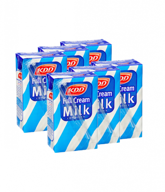 كي دي دي حليب كامل الدسم 250 مل *6