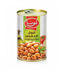 لونا - فول مدمس حبة درجة اولى 380 جم