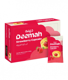 ديمه كب كيك الفراولة 27 جم ×12