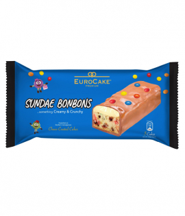 يورو كيك بريميوم صانداي مع الكريمة و الشوكلاته المغلفة بالسكر المقرمش 150غم