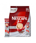 نسكافيه 2 في 1 قهوة سريعة التحضير خالية من السكر 11.7 جم × 30 ظرف