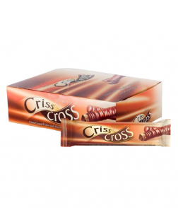 كريس كروس - ويفر مغطاة بالكاكاو ومحشوة بكريمة البندق 24 × 15 جم