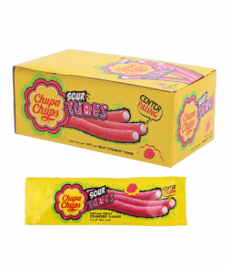 تشوبا تشوبس ميني مزيج الفواكه الحامضة أنبوب جيلي 24 جرام ×20