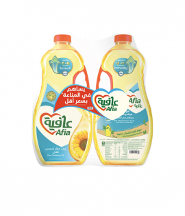 عافية زيت دوار الشمس 1.5لتر ×2