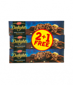 Tiffany Delight Triple Chocolate Cookies 3 x 100 g