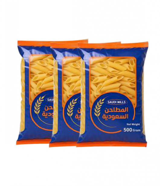 معكرونة المطاحن السعودية 500 جم ×3