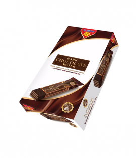 الصيداوي ويفر محشو ومغطى بكريمة الشوكولاتة الداكنة 20 جم × 24 عبوة