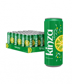 مشروب غازي كينزا ليمون معدن 250 ملي 30 حبة