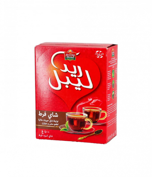 شاي ريد ليبل قوي أسود 400 جم