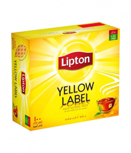 ليبتون شاي العلامة الصفراء جودة رقم 1 *100كيس