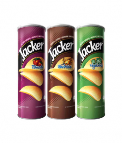 جاكر - رقائق بطاطس بنكهات متنوّعة (3 × 100 جم)