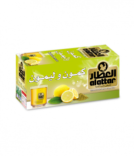 العطار مشروب كمون و ليمون 20 كيس + 4 مجانًا