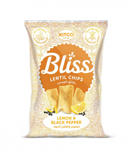 كيتكو بليس رقائق العدس بنكهة الليمون والفلفل الأسود 170 جم