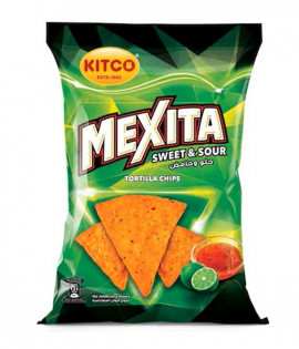 كتكو ميكسيتا رقائق التورتيلا بنكهة الحلو والحامض 180جم