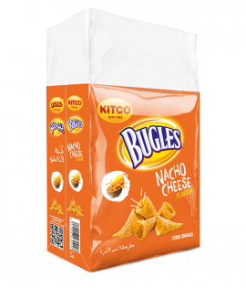 كتكو باجلز سناكس الذرة بنكهة الجبن الناتشو 20×18جم