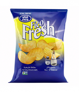 فيكو فريش رقائق البطاطس بالملح والخل 33جم