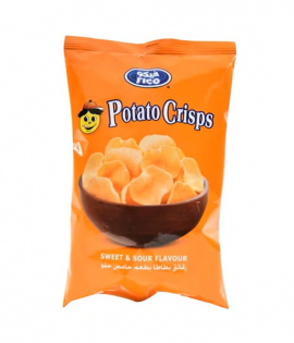 فيكو رقائق البطاطا المقرمشة بطعم حامض وحلو 27جم