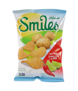 فيكو سمايلز شيبس بنكهة الفلفل الحار والليمون 200جم
