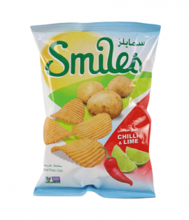 فيكو سمايلز شيبس بنكهة الفلفل الحار والليمون 200جم