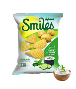 Fico Smiles Yoghurt, Cucumber & Mint Potato Chips 200g