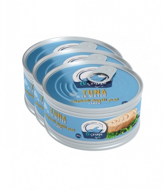 أوشيانا لحم التونة الخفيف بالمـاء 160غ * 3 حبة أوشيانا لحم التونة الخفيف بالمـاء 160غ * 3 حبة