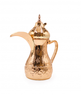 دلة قهوة استيل ذهبي 1.36 لتر 