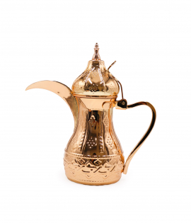 دلة قهوة استيل ذهبي 1.36 لتر 