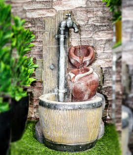 نافورة حوض مع جرة 33×29×58 سم 