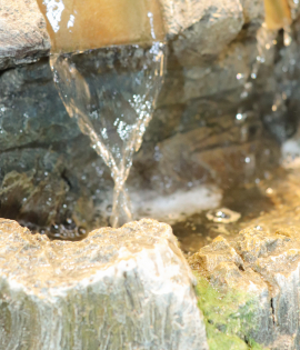 نافورة الجزع 3 دور 48×42×100 سم 