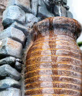 نافورة الجرة مع صنبور 26×20×60 سم 