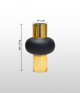 مزهرية سيراميك لون ذهبي #003215