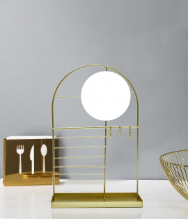 حامل أكسسوارات لون ذهبي #003770